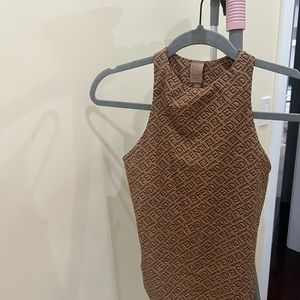 Fendi Skims nude body suit Small